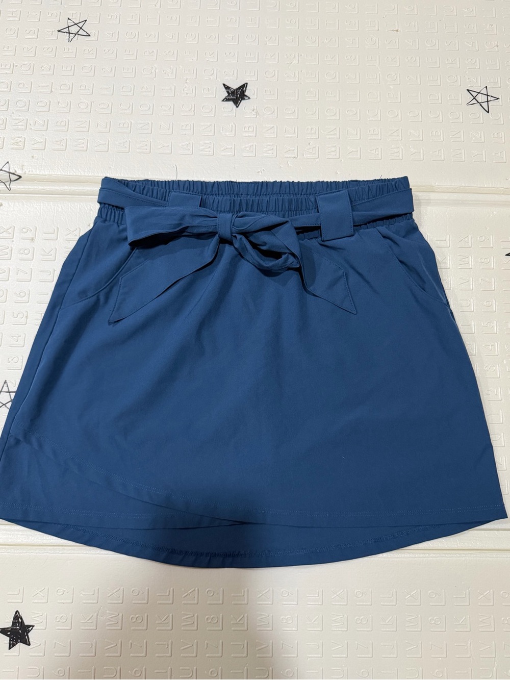 Kyodan Navy Tie-Waist Active Skort